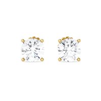 Earrings Ama Woman in Yellow Gold Diamante Lab Grown AMA-OR-101-72G